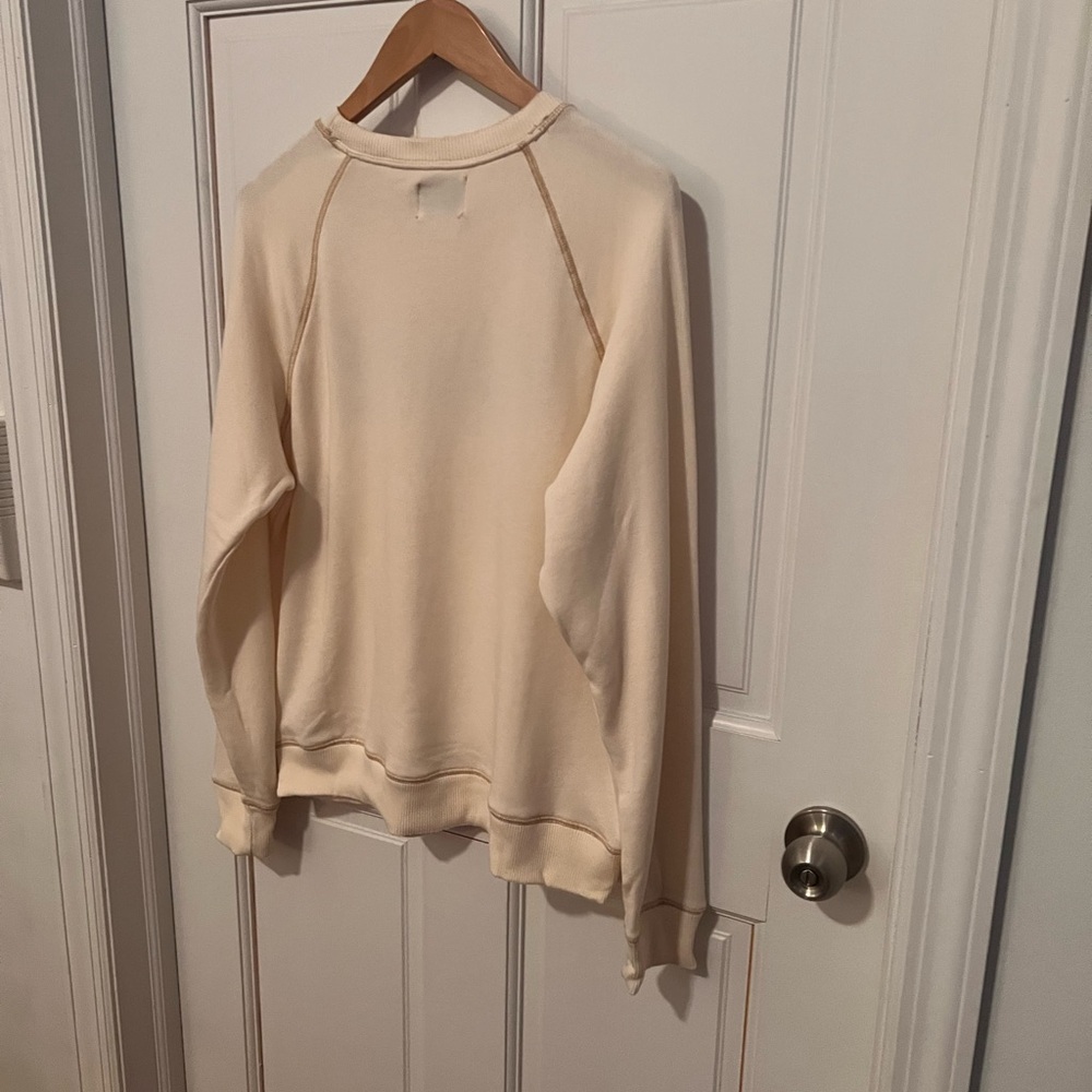 American Eagle Cream Sweatshirt with Maine Print - Picture 6 of 8